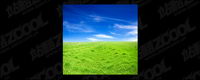 Grass sky picture material-5