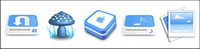 PNG blue mac style icon