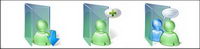 Vista style msn computer folder icon png