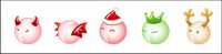 2008 lovely festive face icon png