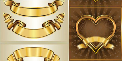 [aureate banners] banner vector of material