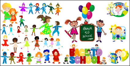 Happy Children Vector