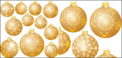 Christmas decorations Vector snow ball