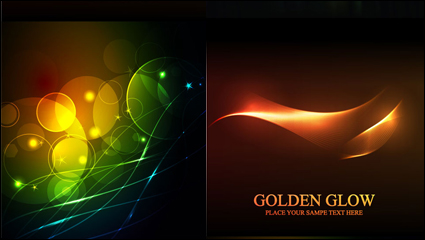 Brilliant glow - vector material