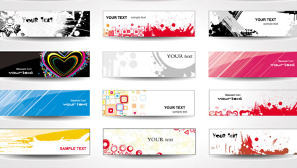 Quality card material 03 - vector