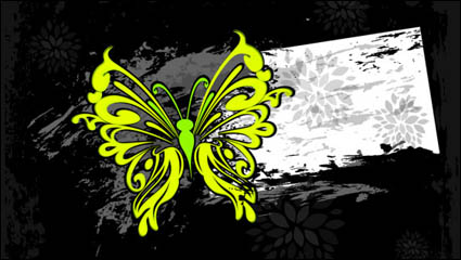 Color abstract butterfly pattern 03 - vector