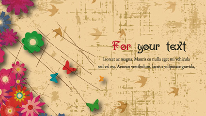 Classic retro pattern background 02-- vector material