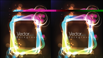 Light the frame vector material -3