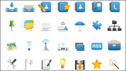 Beautiful and practical icon 01 - Vector