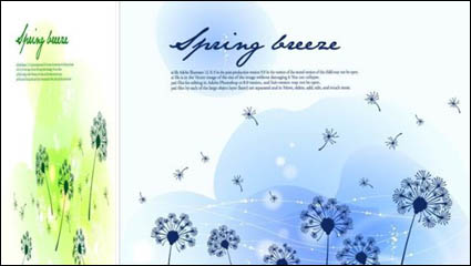 Seasonal changes landscape illustrator vector material -3