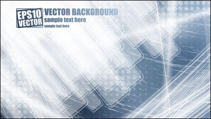 Brilliant dynamic flow line background 01 - vector