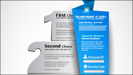 Creative knuckle pages 03 - vector material