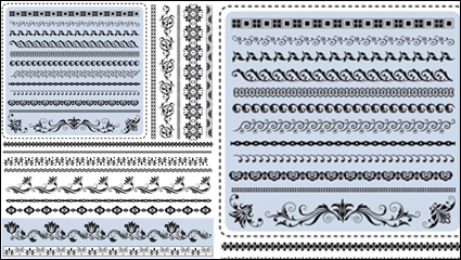 Beautiful lace pattern 04 - vector