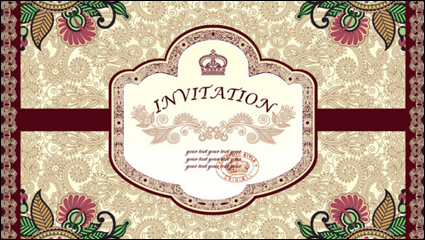 Fine pattern background 01 - vector