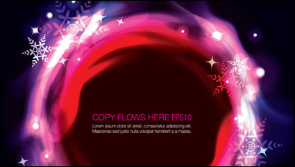 Dynamic glare background 02 - vector material