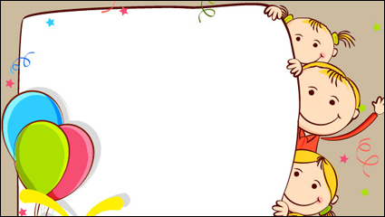 Cartoon student illustrator 01 - vector material