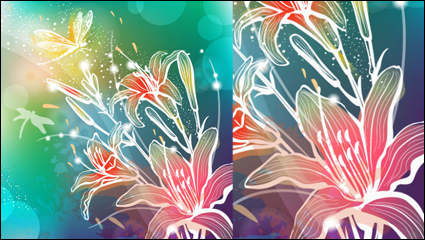 Gorgeous pattern background 03 - Vector