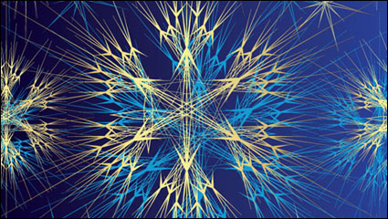 Gorgeous Christmas background 02 - vector material