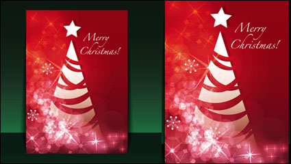 Beautiful Christmas Flyer 01 - vector material