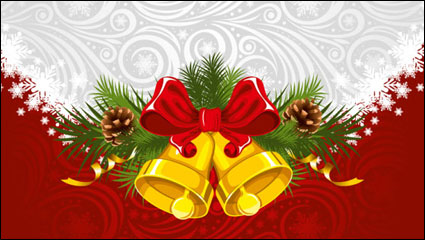 Christmas background 01 - vector material