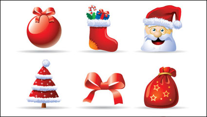 Christmas material 01 - vector material