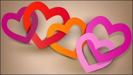 Valentine tag elements 02 - vector material