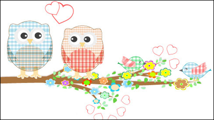 Cute cartoon illustrator 03 - vector material