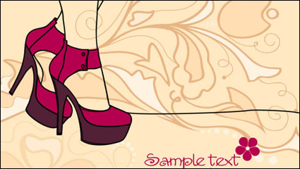 Sexy beauty illustrator lines 04 - vector material