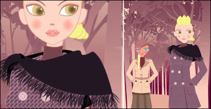 Installed two beautiful vector autumn avant-garde material