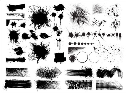 Inkjet effect vector material