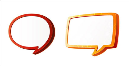 Dialog box-shaped vector