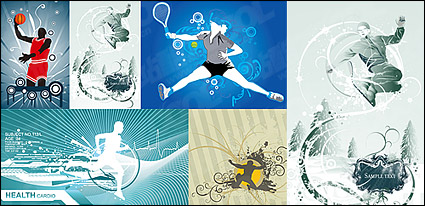 5, vector illustrations campaign material