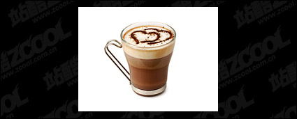 A cup of coffee picture material