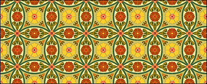 Classic tile pattern vector-8