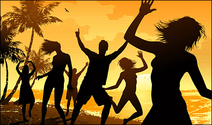 The seaside carnival figures