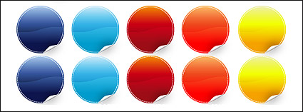 Angular circular web 2.0 style