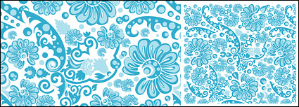 Vector blue background material pattern