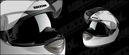 Realistic motorcycle helmets