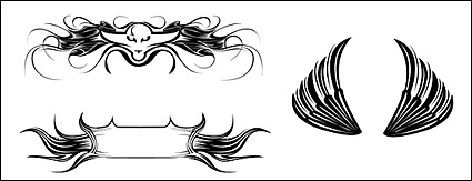 Vector material elements of the trend wings