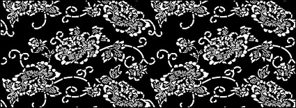 Vector traditional tiled background material-4